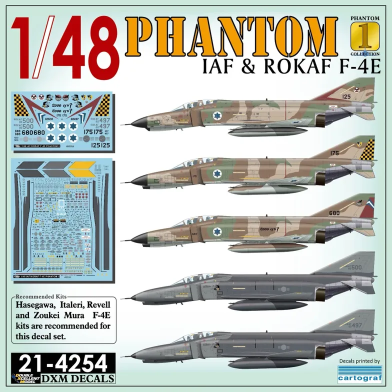 IAF & ROKAF F-4E Phantom Collection #1 au 1/48