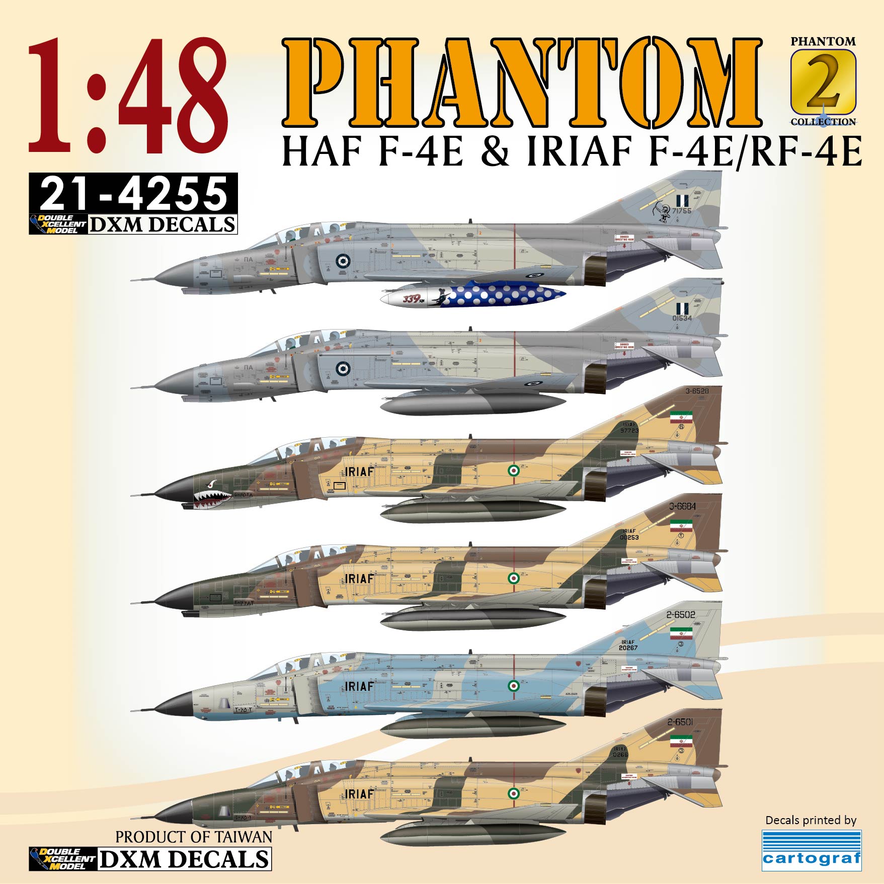 HAF & IRIAF F-4E/RF-4E Phantom Collection #2 au 1/48