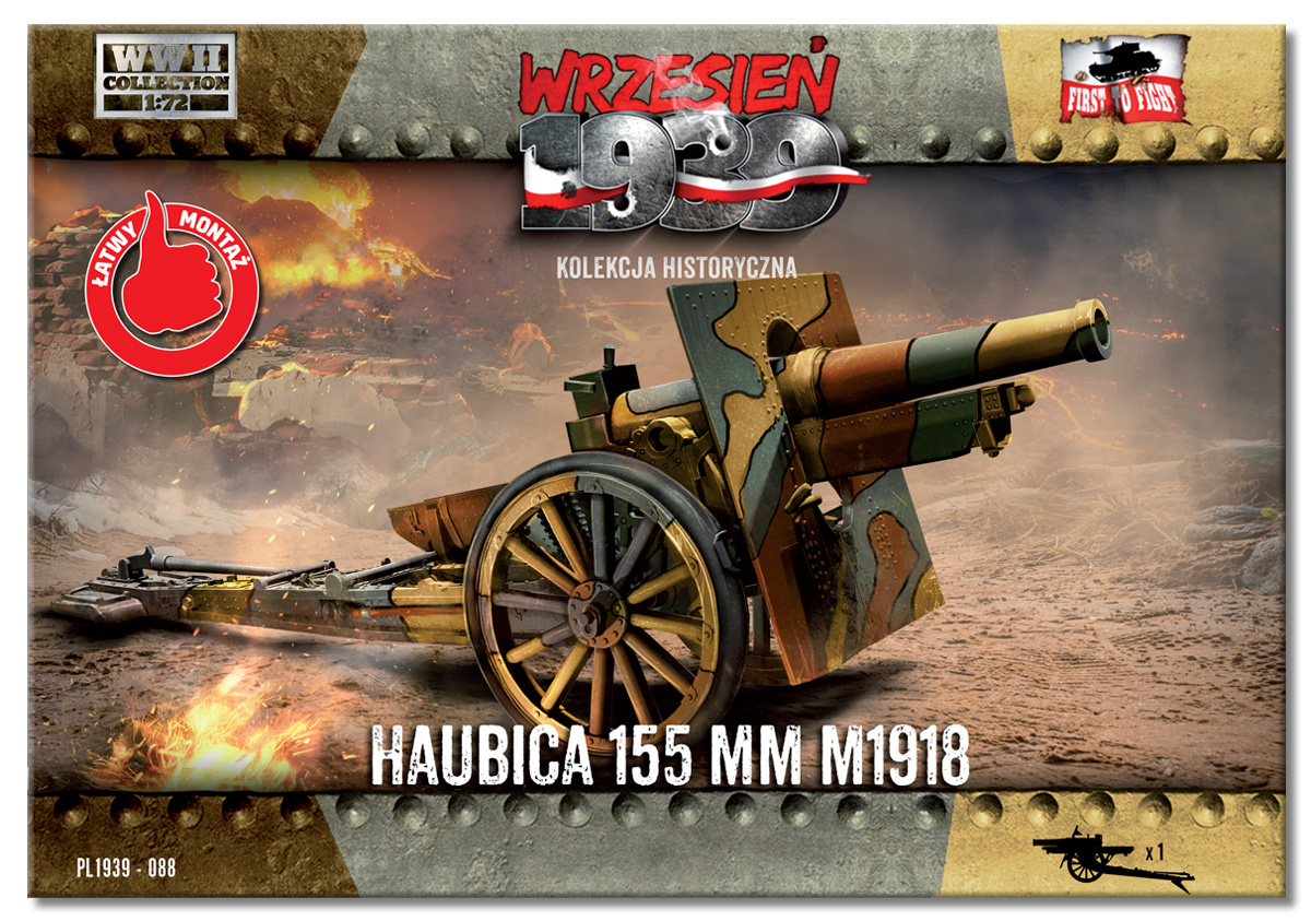 Haubica 155mm M1918 au 1/72