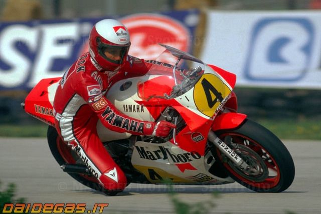 Eddie Lawson sur Yamaha YZR500