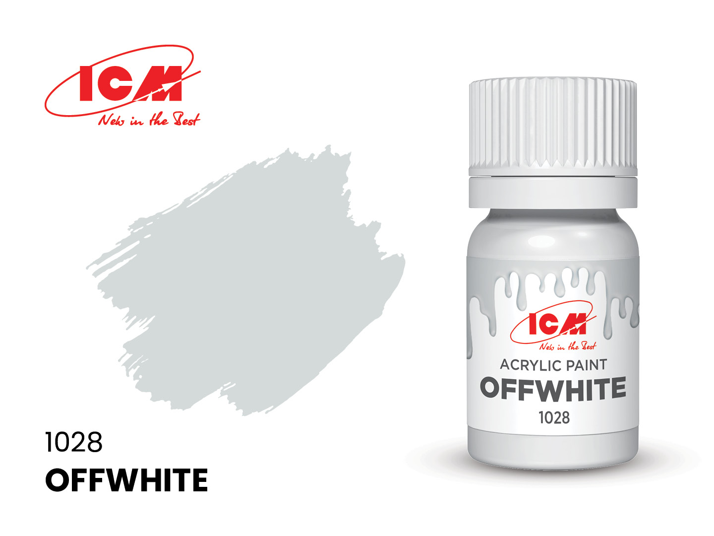 le pot de peinture de 12ml 1028 Offwhite