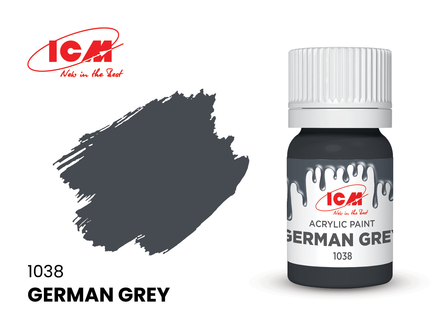 le pot de peinture de 12ml 1038 German Grey