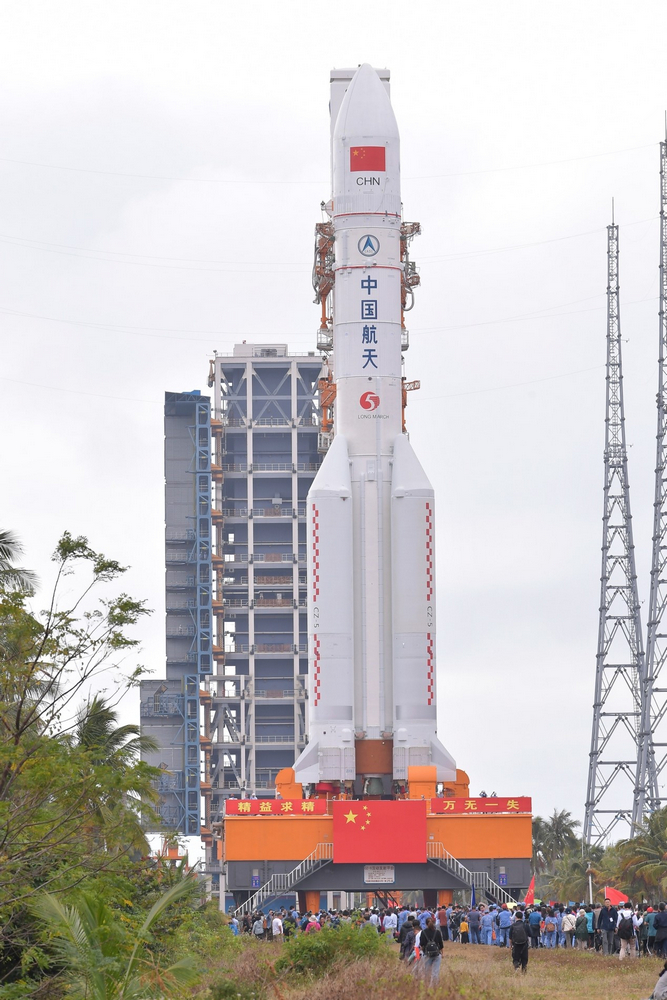La Chine construit l'un des plus grands lancements spatiaux au monde