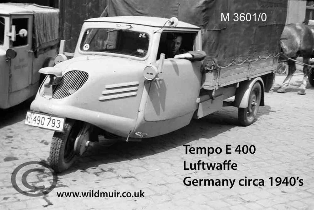 un Tempo E400 1940 vu de 3/4 avant gauche