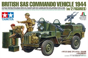 British SAS Commando Vehicle 1944 (w/2 figures) au 1/35