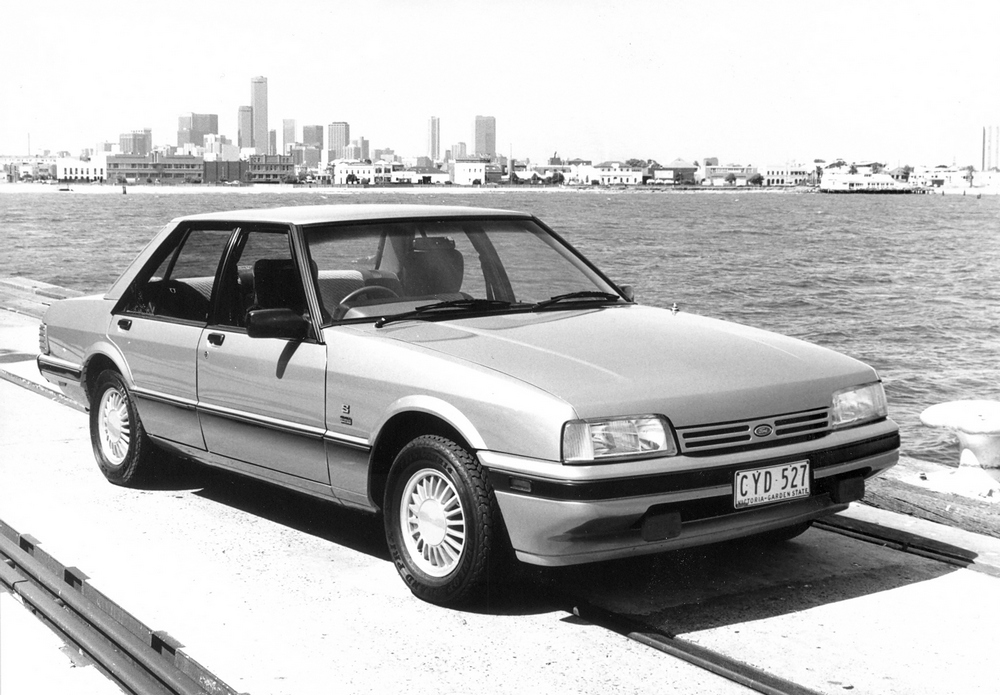 une Ford Falcon AU-spec (XF) 1984–1988