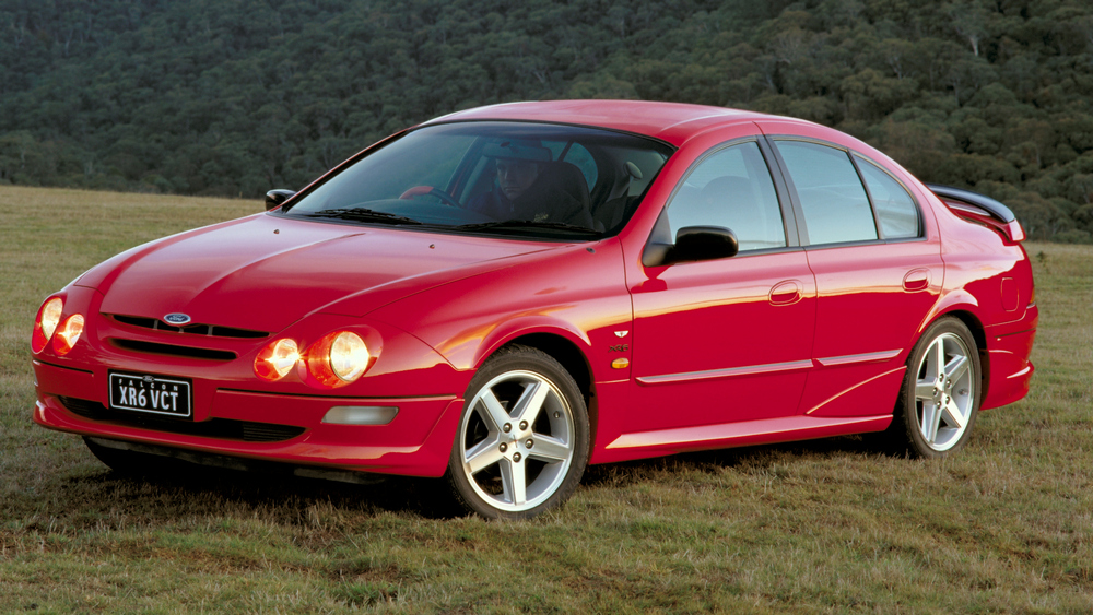 une Ford Falcon XR6 VCT AU-spec (AU) 1998–2000