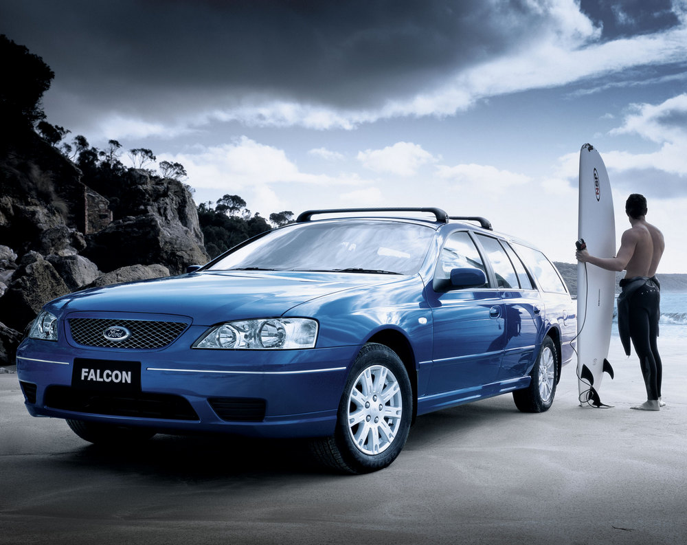 une Ford Falcon Futura Wagon AU-spec (BF.I) 2005–2006