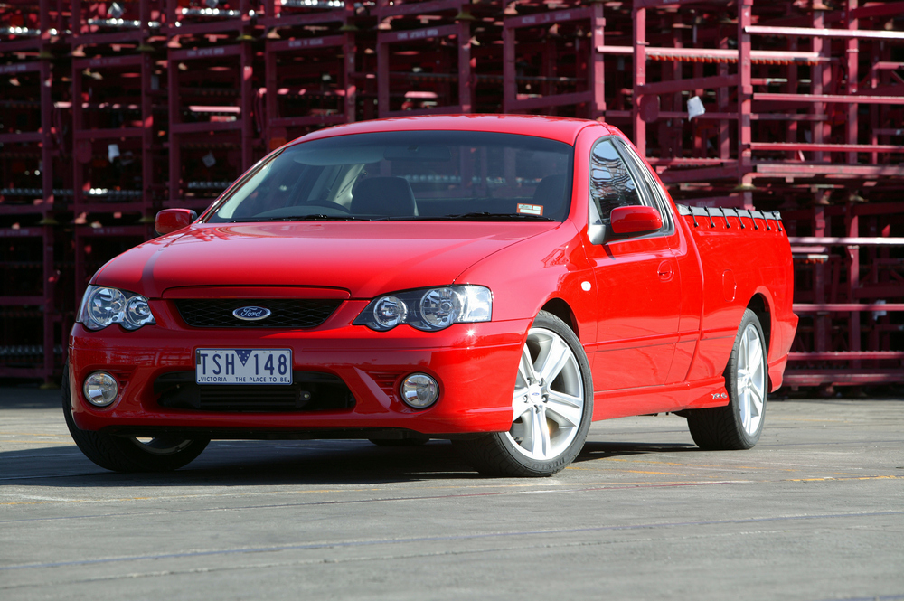 une Ford Falcon Ute XR6 Turbo AU-spec (BF.I) 2005–2006