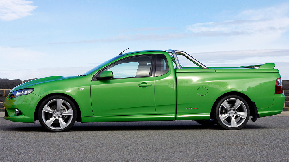 une Ford Falcon XR8 Ute AU-spec (FG) 2008–2011