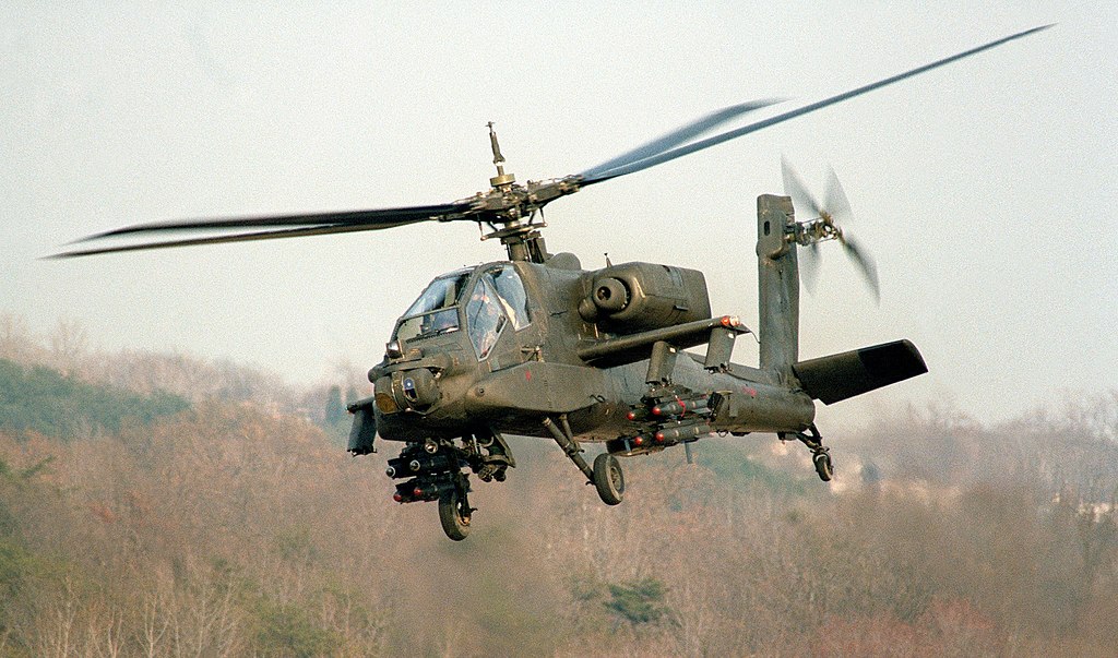 un prototype YAH-64A en 1982