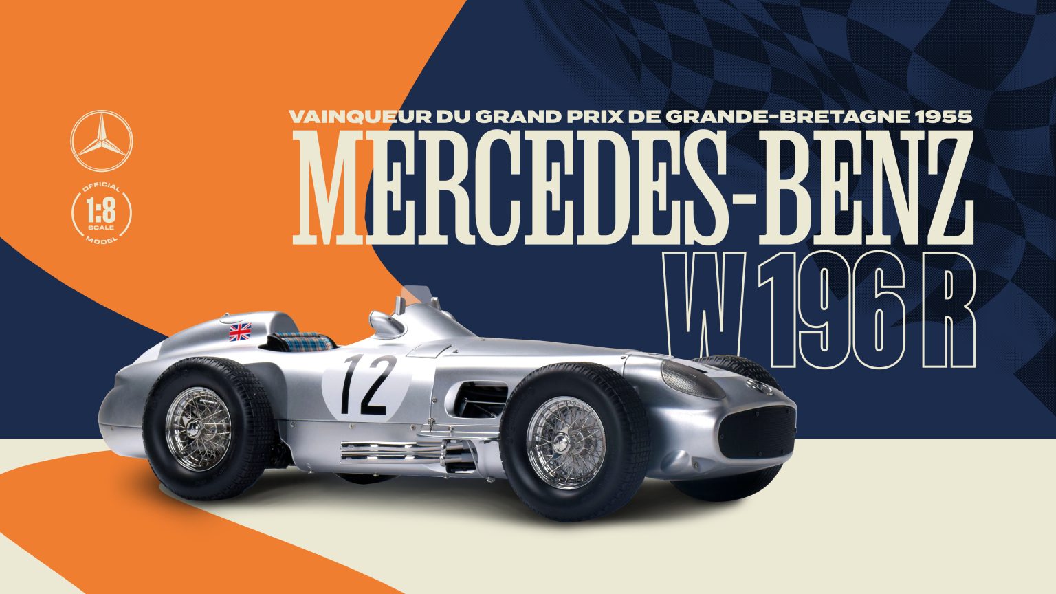 la bannière de la collection Agora Mercedes-Benz W196 R