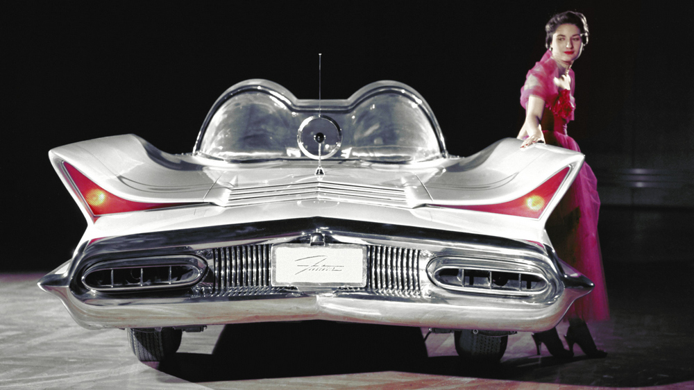 la Lincoln Futura 1955 vue de l'arrière