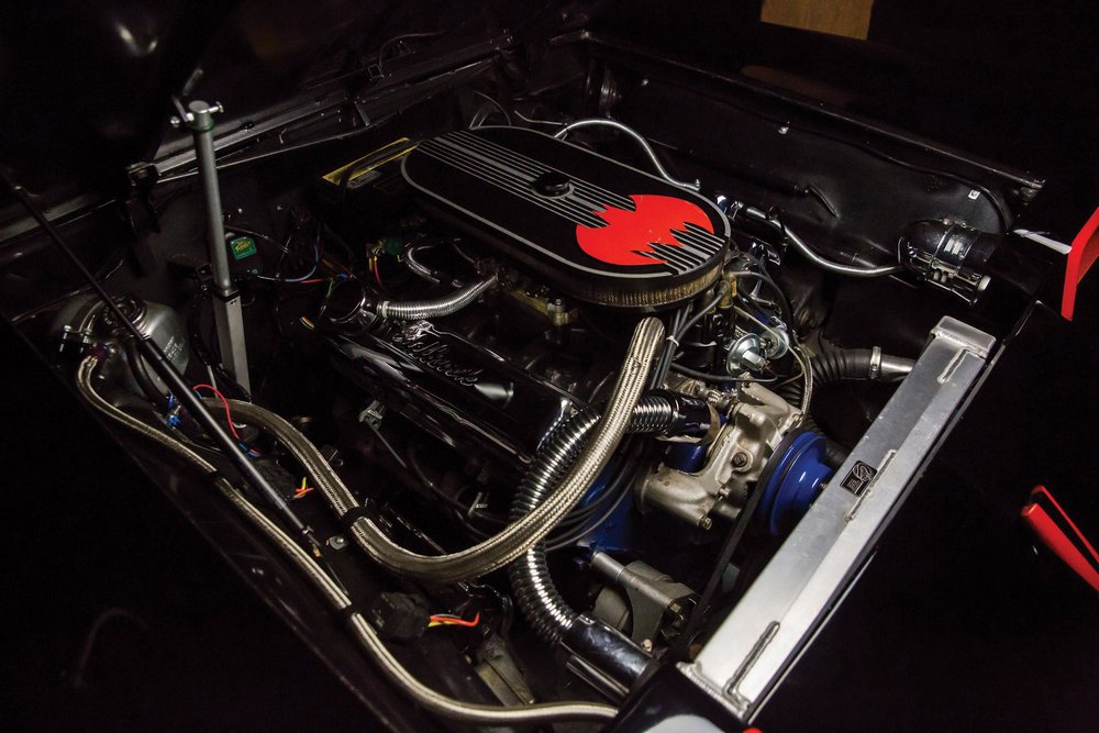 le moteur de la Batmobile 1966