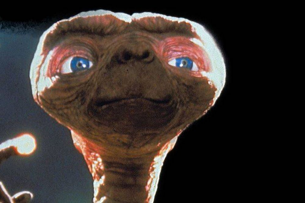 le visage d'E.T.