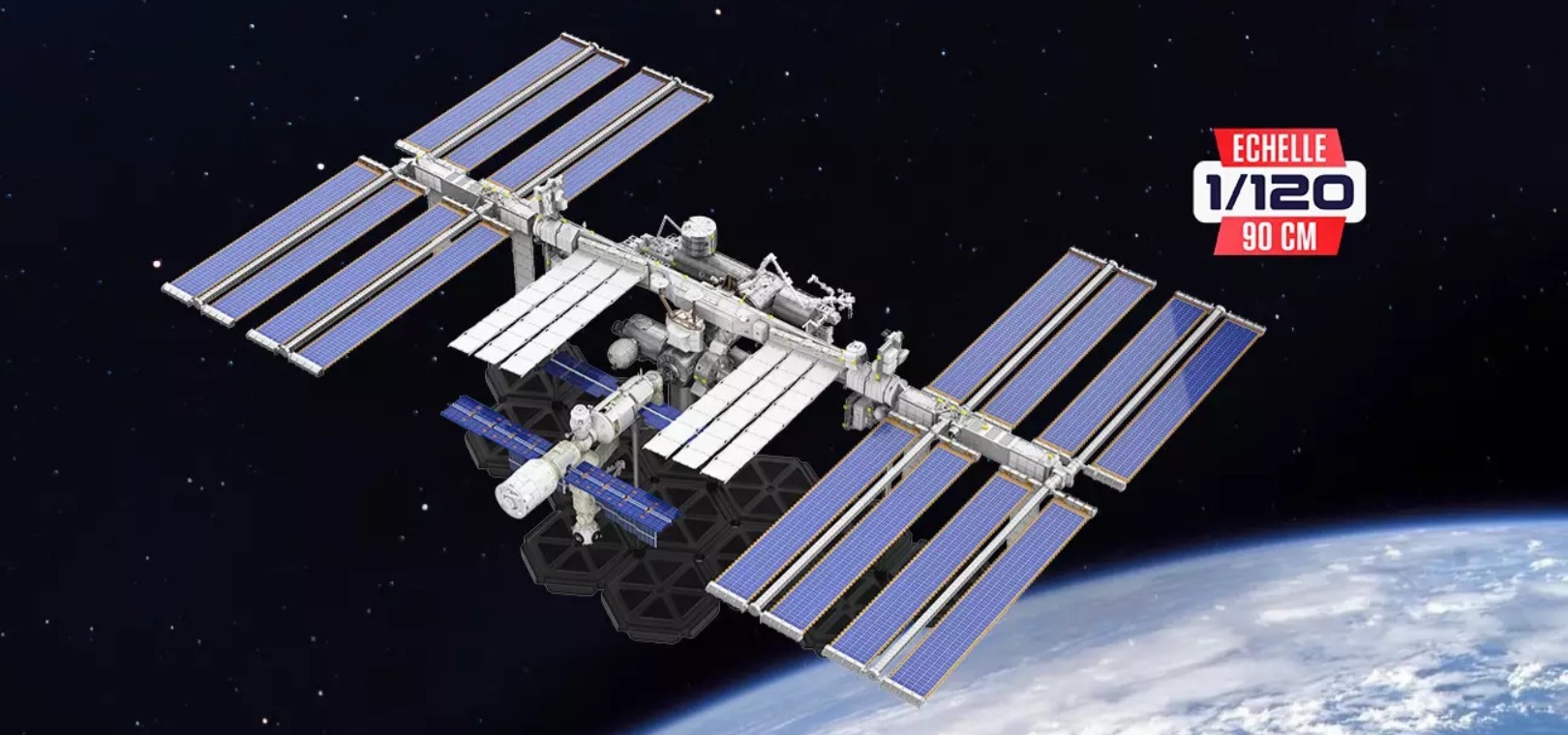 la maquette de l'ISS